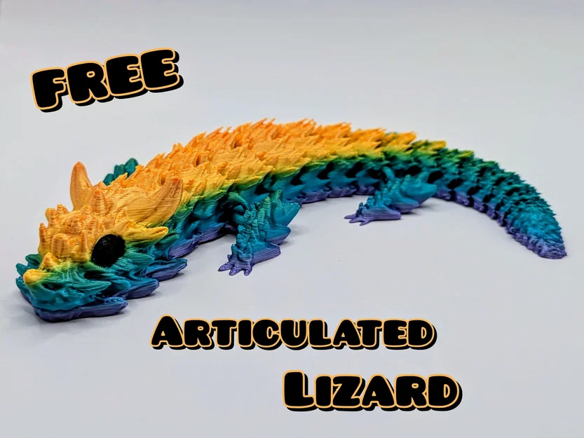Mô hình Thằn lằn cử động (Articulated Lizard) - Image 1