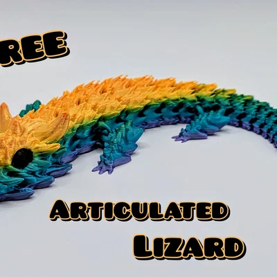 Mô hình Thằn lằn cử động (Articulated Lizard)