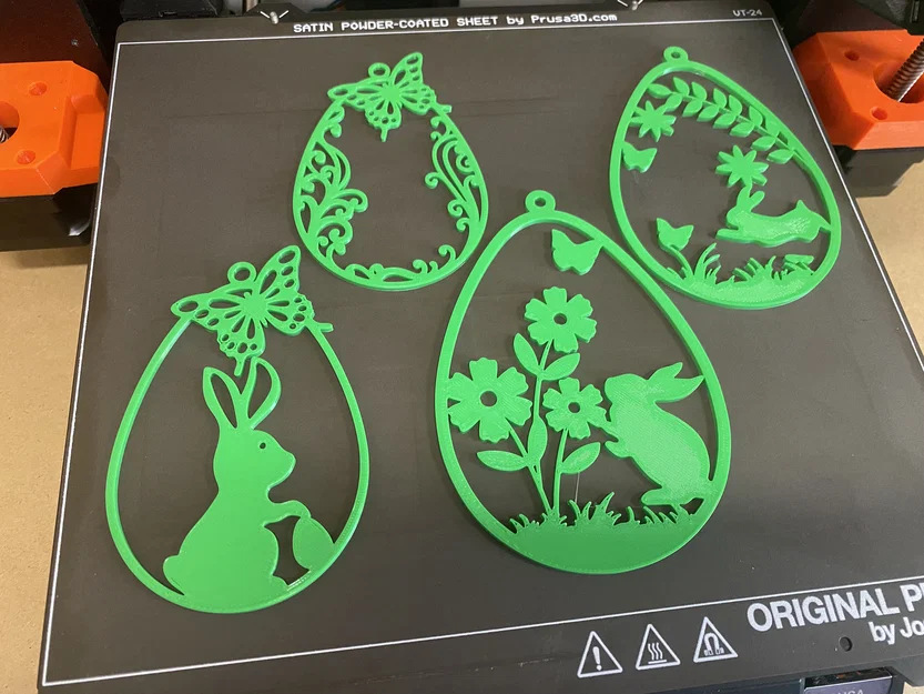 Bộ sưu tập mẫu in 3D trang trí Lễ Phục sinh hình quả trứng đáng yêu - Image 1