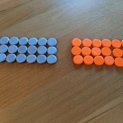 Bộ cờ Connect Four gấp gọn - Trò chơi giải trí in 3D độc đáo