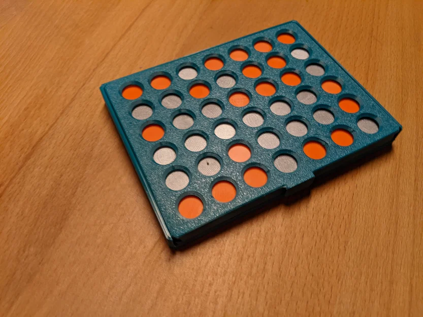 Bộ cờ Connect Four gấp gọn - Trò chơi giải trí in 3D độc đáo - Image 3