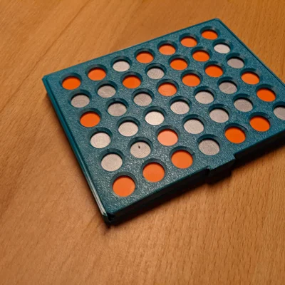 Bộ cờ Connect Four gấp gọn - Trò chơi giải trí in 3D độc đáo