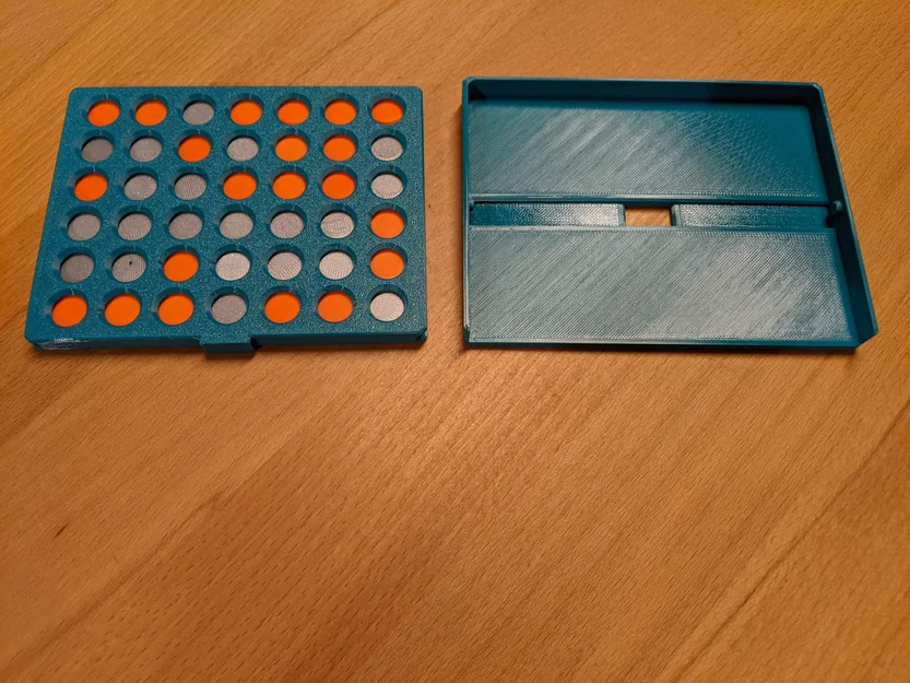 Bộ cờ Connect Four gấp gọn - Trò chơi giải trí in 3D độc đáo - Image 5