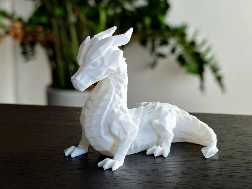 Mô hình Rồng Low Poly (Low Poly Dragon) - Image 1