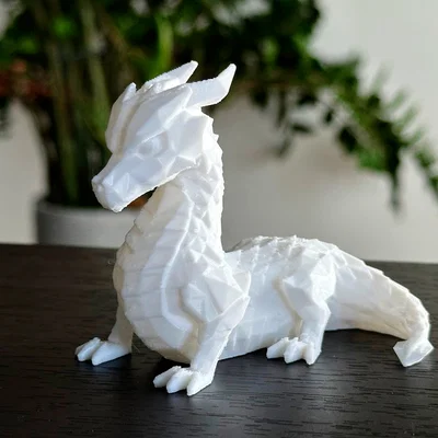 Mô hình Rồng Low Poly (Low Poly Dragon)