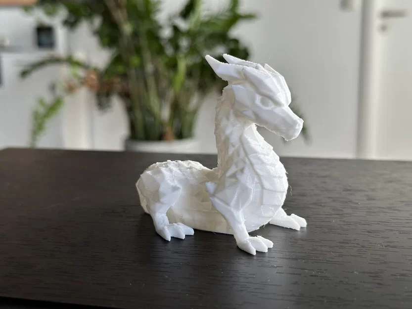 Mô hình Rồng Low Poly (Low Poly Dragon) - Image 2
