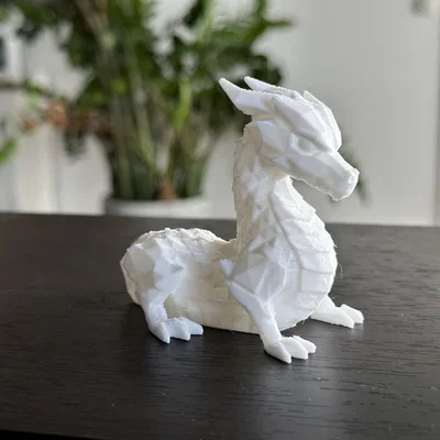 Mô hình Rồng Low Poly (Low Poly Dragon)