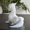 Mô hình Rồng Low Poly (Low Poly Dragon) - Thumbnail 3