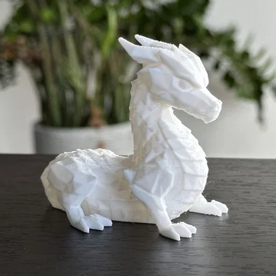 Mô hình Rồng Low Poly (Low Poly Dragon)