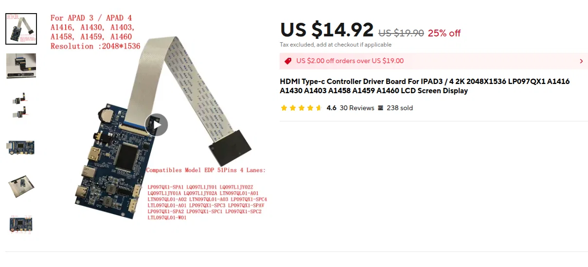 Vỏ màn hình cho iPad 4 - Image 10