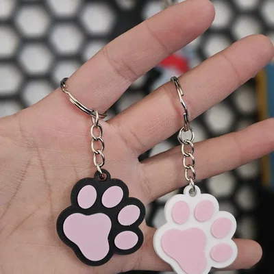 Móc khóa hình dấu chân thú cưng tích hợp NFC Tag