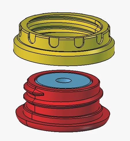 Bộ Đầu Nối Ống PTFE Cho Lỗ Khoan 24mm (Print-in-place) - Image 1