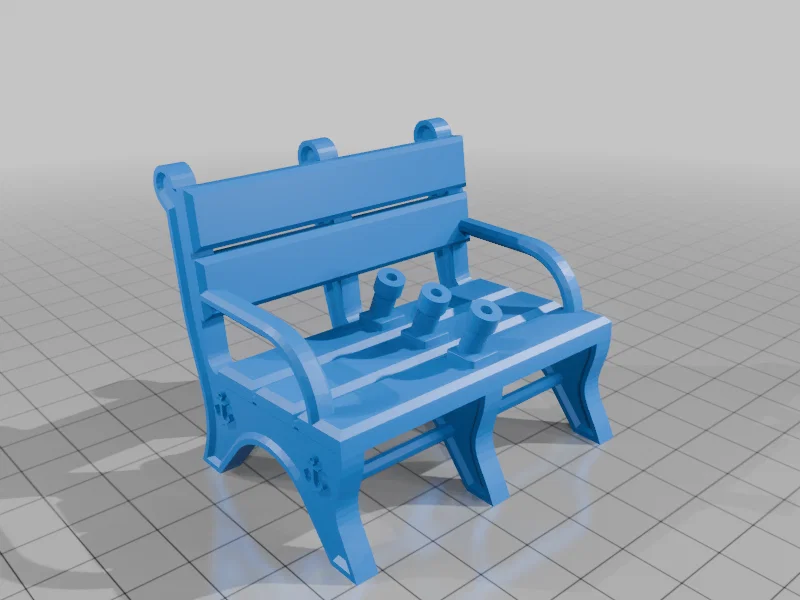 Mô hình Mortar Boaty - Ghế dài trang trí chủ đề hàng hải độc đáo - Image 1