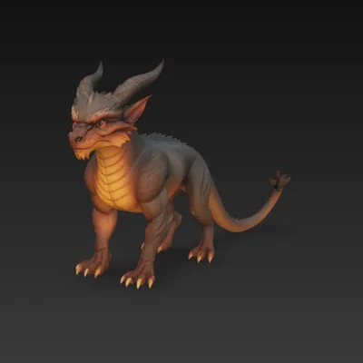 Mô hình in 3D Rồng Chạy (Running Dragon) cực ngầu