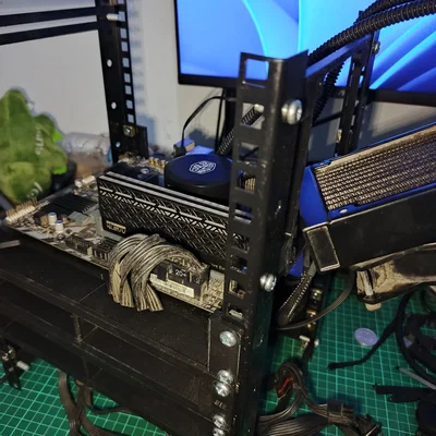 Khung Gắn Mainboard mATX Lên Tủ Rack 10 inch (v1.1)