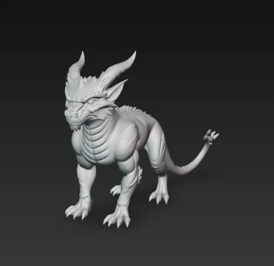 Mô hình in 3D Rồng Chạy (Running Dragon) cực ngầu - Image 4