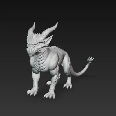 Mô hình in 3D Rồng Chạy (Running Dragon) cực ngầu