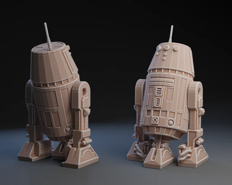 Mô hình in 3D Droid R4-D5 chi tiết cho người hâm mộ Star Wars - Image 1