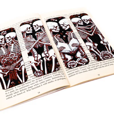 Dấu trang Skeleton Romance