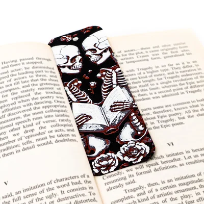Dấu trang Skeleton Romance