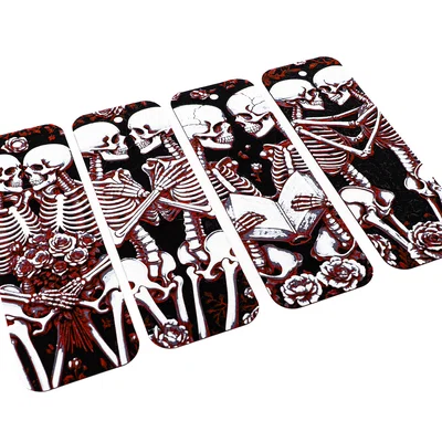 Dấu trang Skeleton Romance