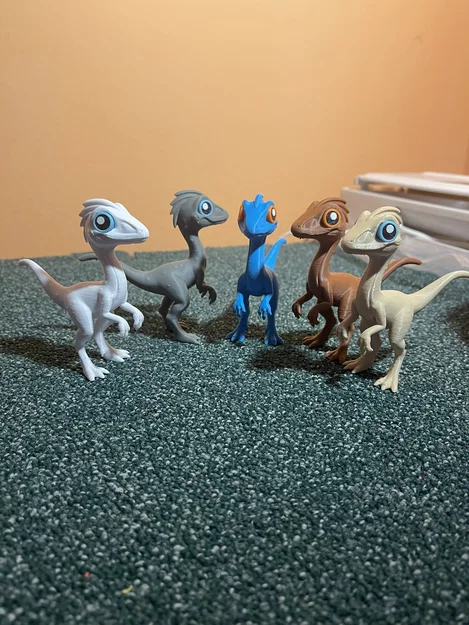 Mô hình khủng long Compsognathus "Compy" dễ thương – PHIÊN BẢN HOẠT HÌNH - Image 1