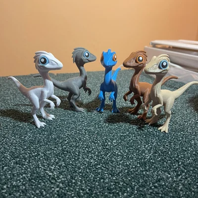 Mô hình khủng long Compsognathus "Compy" dễ thương – PHIÊN BẢN HOẠT HÌNH