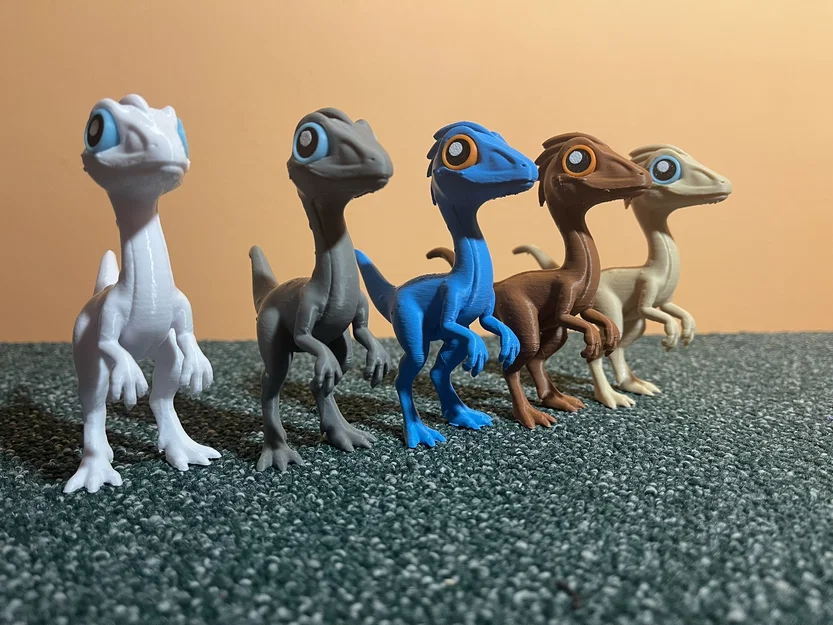 Mô hình khủng long Compsognathus "Compy" dễ thương – PHIÊN BẢN HOẠT HÌNH - Image 2