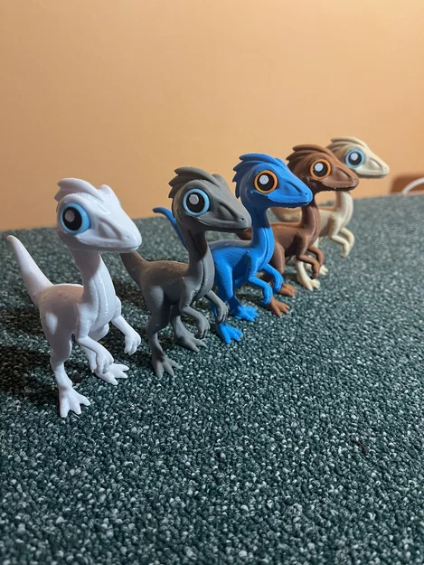 Mô hình khủng long Compsognathus "Compy" dễ thương – PHIÊN BẢN HOẠT HÌNH - Image 3