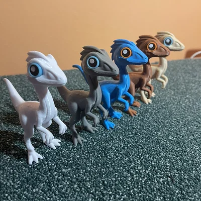 Mô hình khủng long Compsognathus "Compy" dễ thương – PHIÊN BẢN HOẠT HÌNH