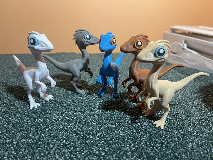 Mô hình khủng long Compsognathus "Compy" dễ thương – PHIÊN BẢN HOẠT HÌNH - Image 4