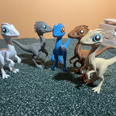 Mô hình khủng long Compsognathus "Compy" dễ thương – PHIÊN BẢN HOẠT HÌNH
