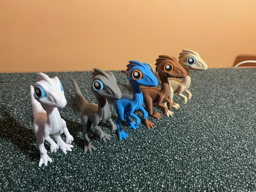 Mô hình khủng long Compsognathus "Compy" dễ thương – PHIÊN BẢN HOẠT HÌNH - Image 5