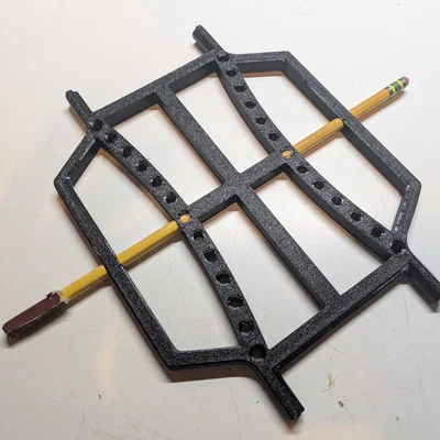 Khung cuốn dây Paracord 3D đa năng, chống rối, tiện dụng cho dã ngoại