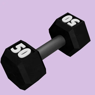 Mô hình tạ tay 50 Pound mini - Đồ trang trí độc đáo cho người mê Gym