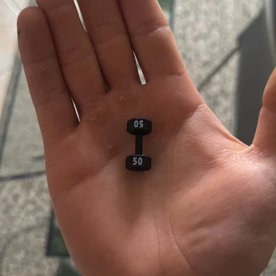 Mô hình tạ tay 50 Pound mini - Đồ trang trí độc đáo cho người mê Gym