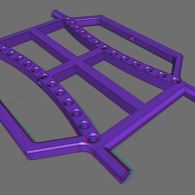 Khung cuốn dây Paracord 3D đa năng, chống rối, tiện dụng cho dã ngoại
