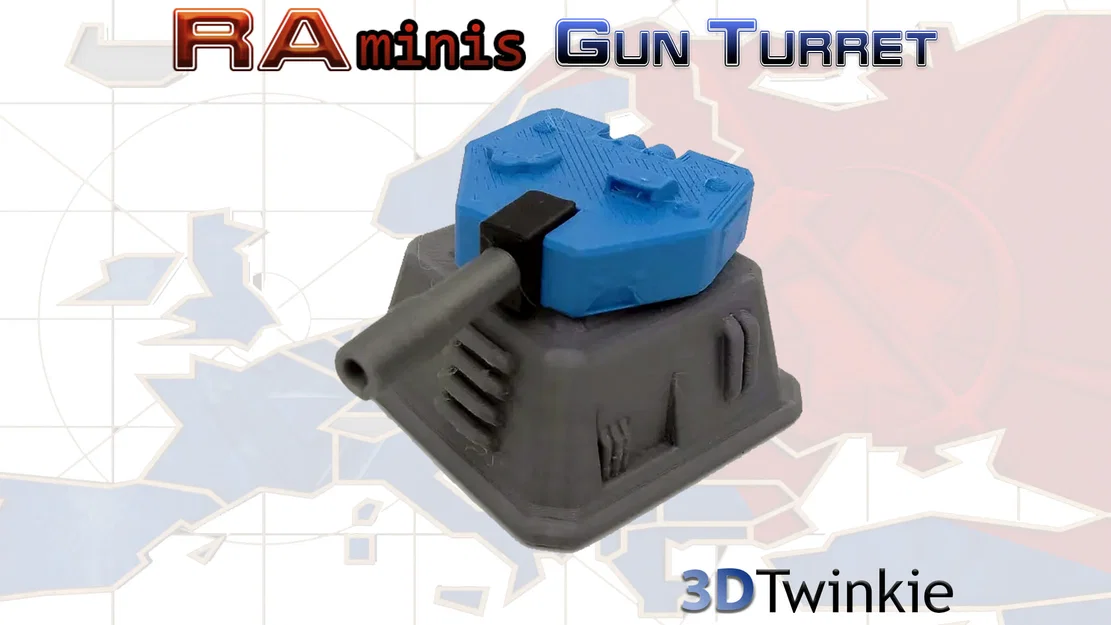 Turret Base - Mô hình tháp pháo Allied (Command & Conquer Red Alert) - Image 1