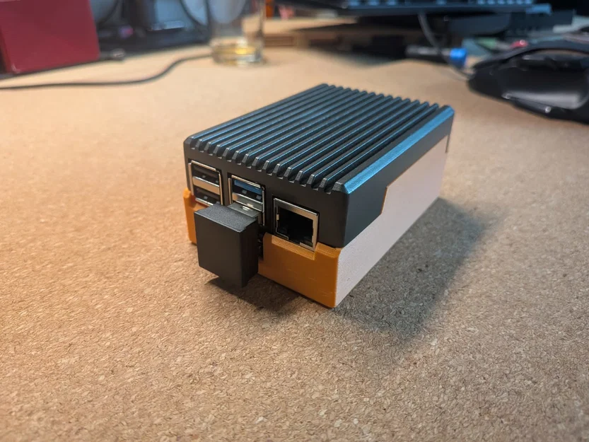 Nắp đậy vỏ Raspberry Pi 4 cho NVMe HAT - Image 2