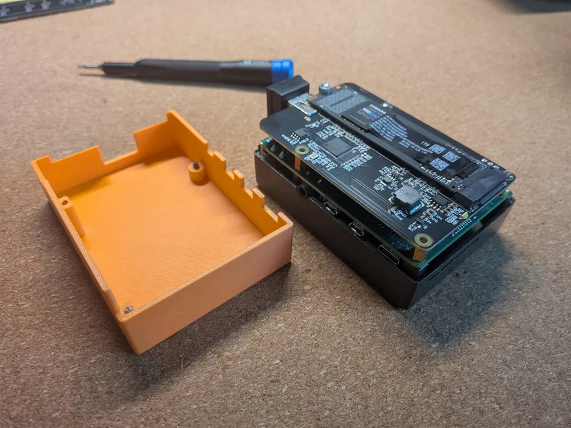 Nắp đậy vỏ Raspberry Pi 4 cho NVMe HAT - Image 5