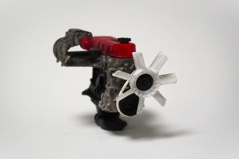 Mô hình động cơ MINI Toyota 4 xi-lanh 22RE, Phiên bản thu nhỏ hoạt động được - Image 3