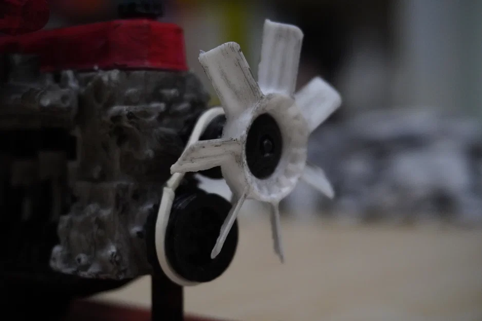 Mô hình động cơ MINI Toyota 4 xi-lanh 22RE, Phiên bản thu nhỏ hoạt động được - Image 5