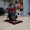 Mô hình động cơ MINI Toyota 4 xi-lanh 22RE, Phiên bản thu nhỏ hoạt động được - Thumbnail 6