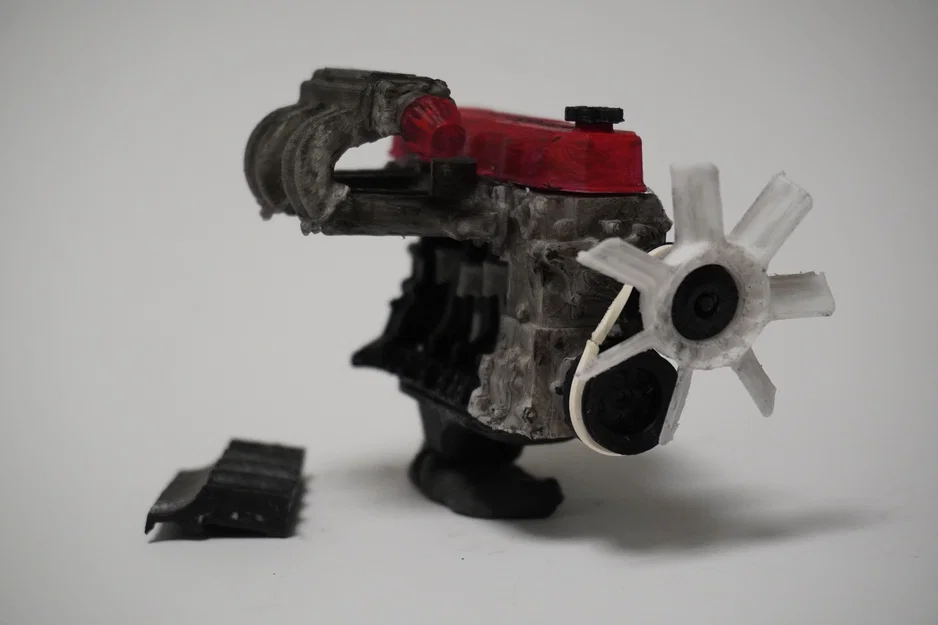 Mô hình động cơ MINI Toyota 4 xi-lanh 22RE, Phiên bản thu nhỏ hoạt động được - Image 7