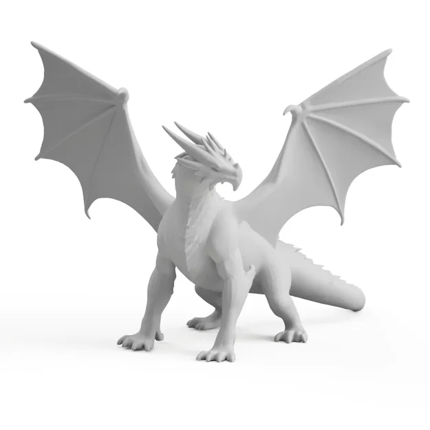 Mô hình Rồng Sải Cánh Rộng (Majestic Dragon) cho D&D và trưng bày - Image 1