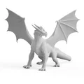Mô hình Rồng Sải Cánh Rộng (Majestic Dragon) cho D&D và trưng bày - Thumbnail 1