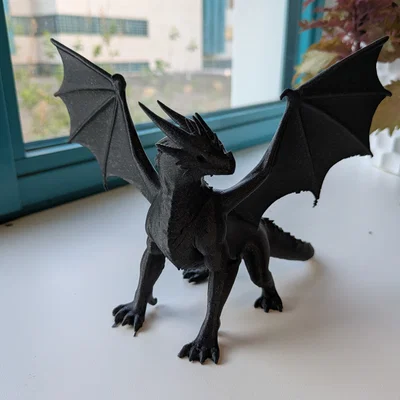 Mô hình Rồng Sải Cánh Rộng (Majestic Dragon) cho D&D và trưng bày