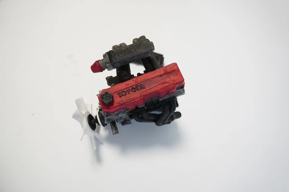 Mô hình động cơ MINI Toyota 4 xi-lanh 22RE, Phiên bản thu nhỏ hoạt động được - Image 10