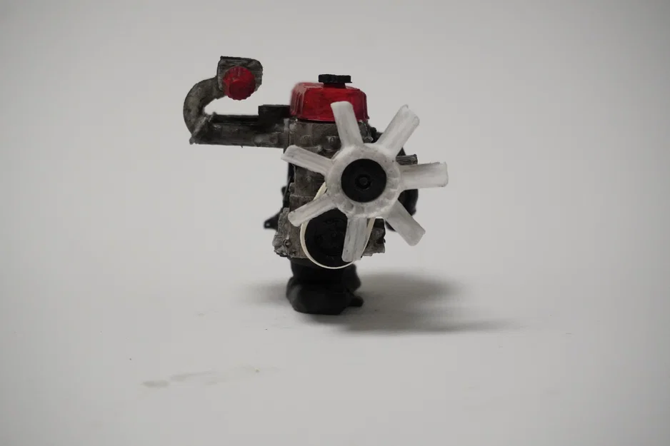 Mô hình động cơ MINI Toyota 4 xi-lanh 22RE, Phiên bản thu nhỏ hoạt động được - Image 13