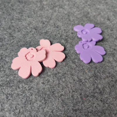 Bông tai hình hoa "Unikko"